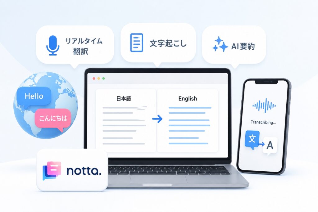 翻訳精度で選ぶならNottaがおすすめな理由