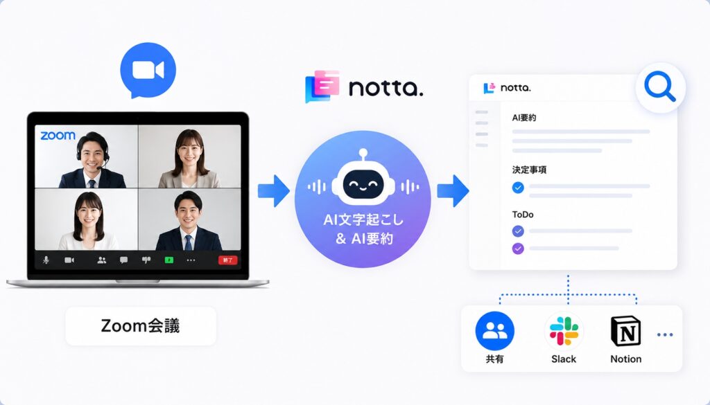 NottaとZoomを連携するメリット