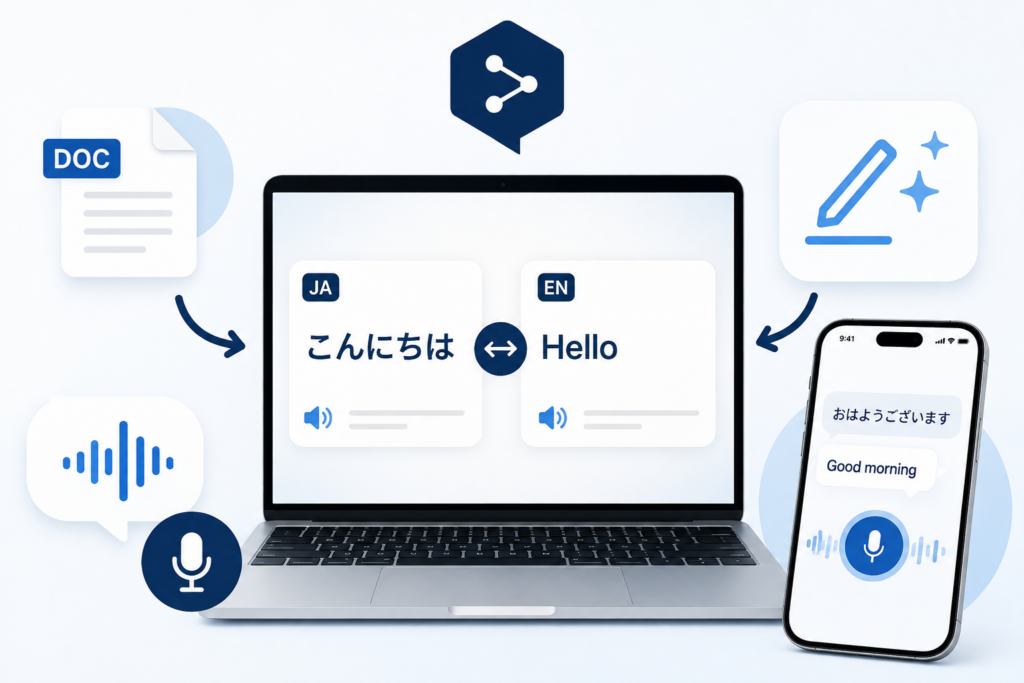 DeepL AI翻訳でできること